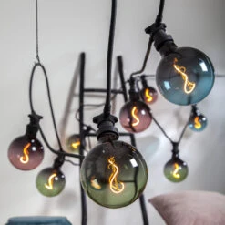 LED-Globe G125 E27 4W 2.000K Schwarz/pink Dimmbar -Heimbeleuchtung 1527022 6