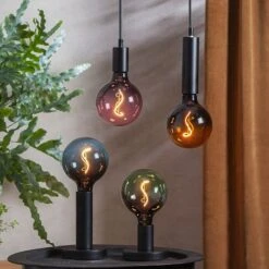 LED-Globe G125 E27 4W 2.000K Schwarz/pink Dimmbar -Heimbeleuchtung 1527022 8