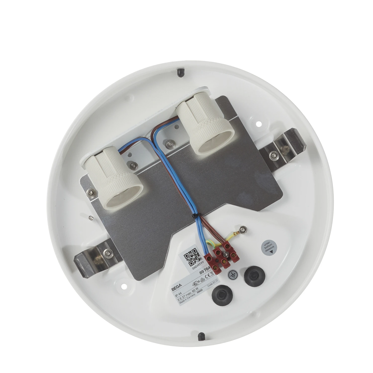 BEGA 89764 LED-Deckenlampe 3.000K E27 Weiß Ø 34cm 8 BEGA 89764 LED-Deckenlampe 3.000K E27 Weiß Ø 34cm – Bild 6