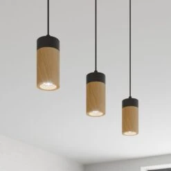 Envostar Plain Hängelampe, 3-flg. Linear