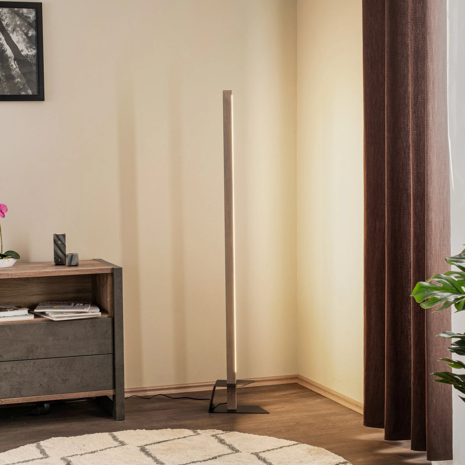 Envostar Lineo LED-Stehleuchte Kiefer Grau 3 Envostar Lineo LED-Stehleuchte Kiefer Grau