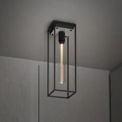 Buster + Punch Caged Ceiling Large LED Marmor Weiß