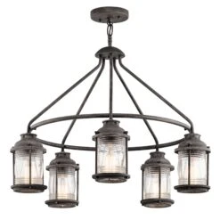 Hängelampe Ashland Bay In Verwitterter Zink-Optik