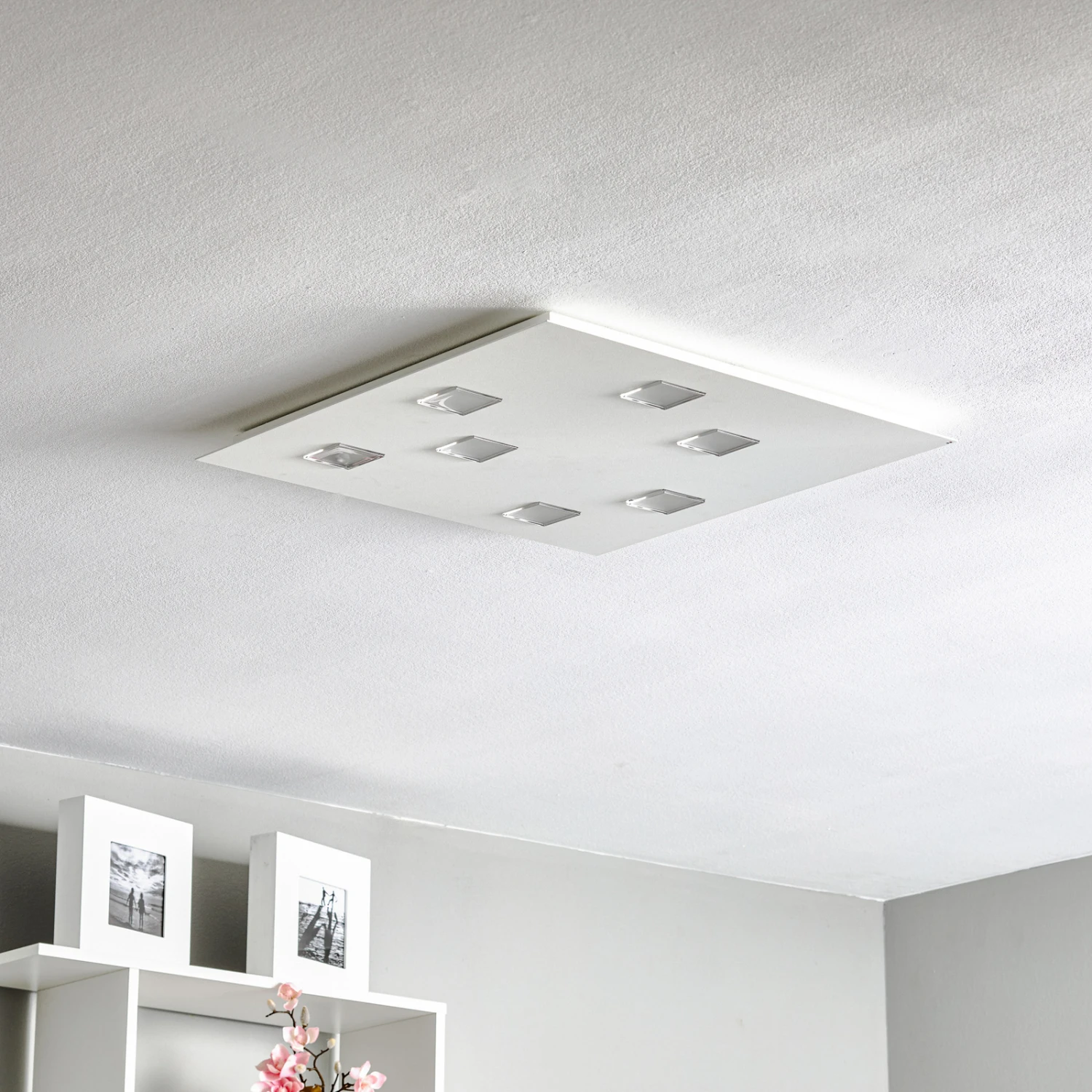 Fabbian Quarter - Weiße LED-Deckenlampe 7flg. 5 Fabbian Quarter - Weiße LED-Deckenlampe 7flg. – Bild 3