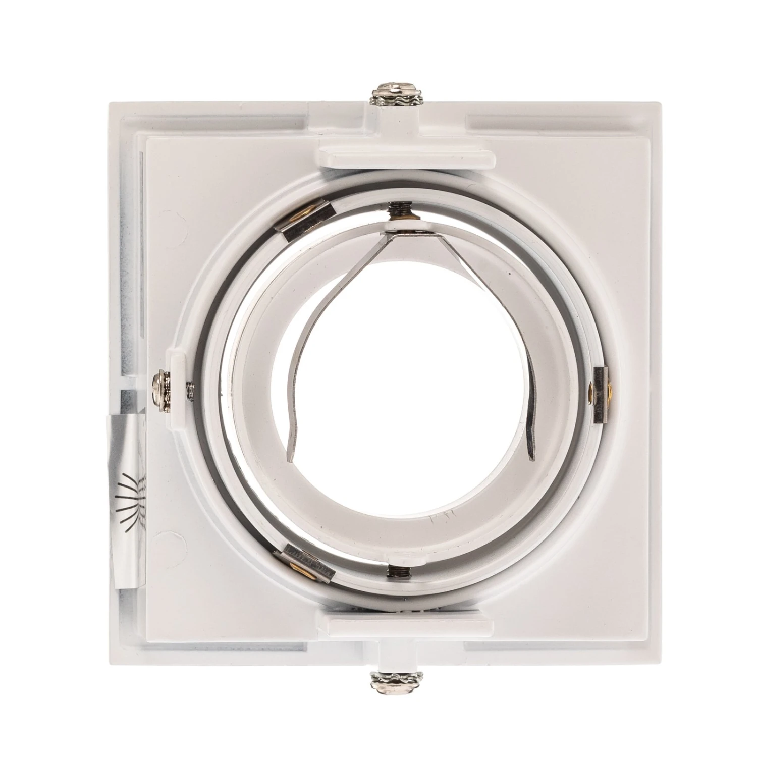 Einbauspot Hyde 1-flammig Eckig Schwenkbar Weiß 6 Einbauspot Hyde 1-flammig Eckig Schwenkbar Weiß – Bild 4