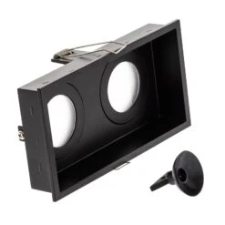 Einbauleuchte Hyde, 2flammig IP44 In Schwarz 11 Einbauleuchte Hyde, 2flammig IP44 In Schwarz -Heimbeleuchtung 3507400 4