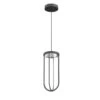 FLOS In Vitro Suspension, 2.700 K, Anthrazit -Heimbeleuchtung 3510826