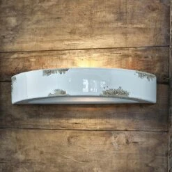 Vintage-Wandleuchte C603, Weiß