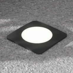 LED-Bodeneinbaulampe Ceci 160-SQ Schwarz CCT