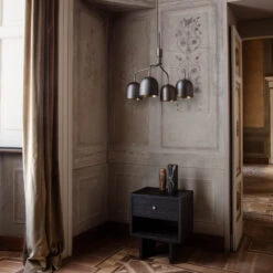 GUBI Howard Kronleuchter Short 4-flg Gunmetal -Heimbeleuchtung 4008262 2