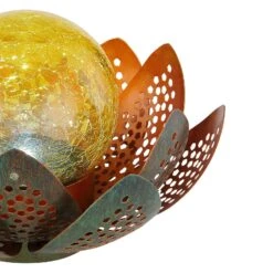 Globo LED-Solarleuchte 33655, Blüte, Ø 22 Cm -Heimbeleuchtung 4015414 4