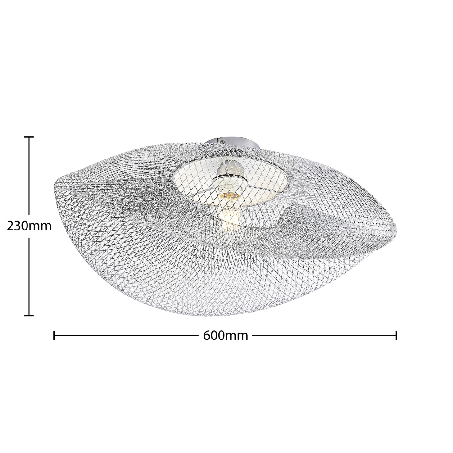 Lindby Alkia Deckenleuchte Aus Drahtgeflecht, E27 9 Lindby Alkia Deckenleuchte Aus Drahtgeflecht, E27 – Bild 7