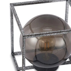 Lindby Purdie LED-Solarleuchte, Käfig, Kugel -Heimbeleuchtung 4018297 4