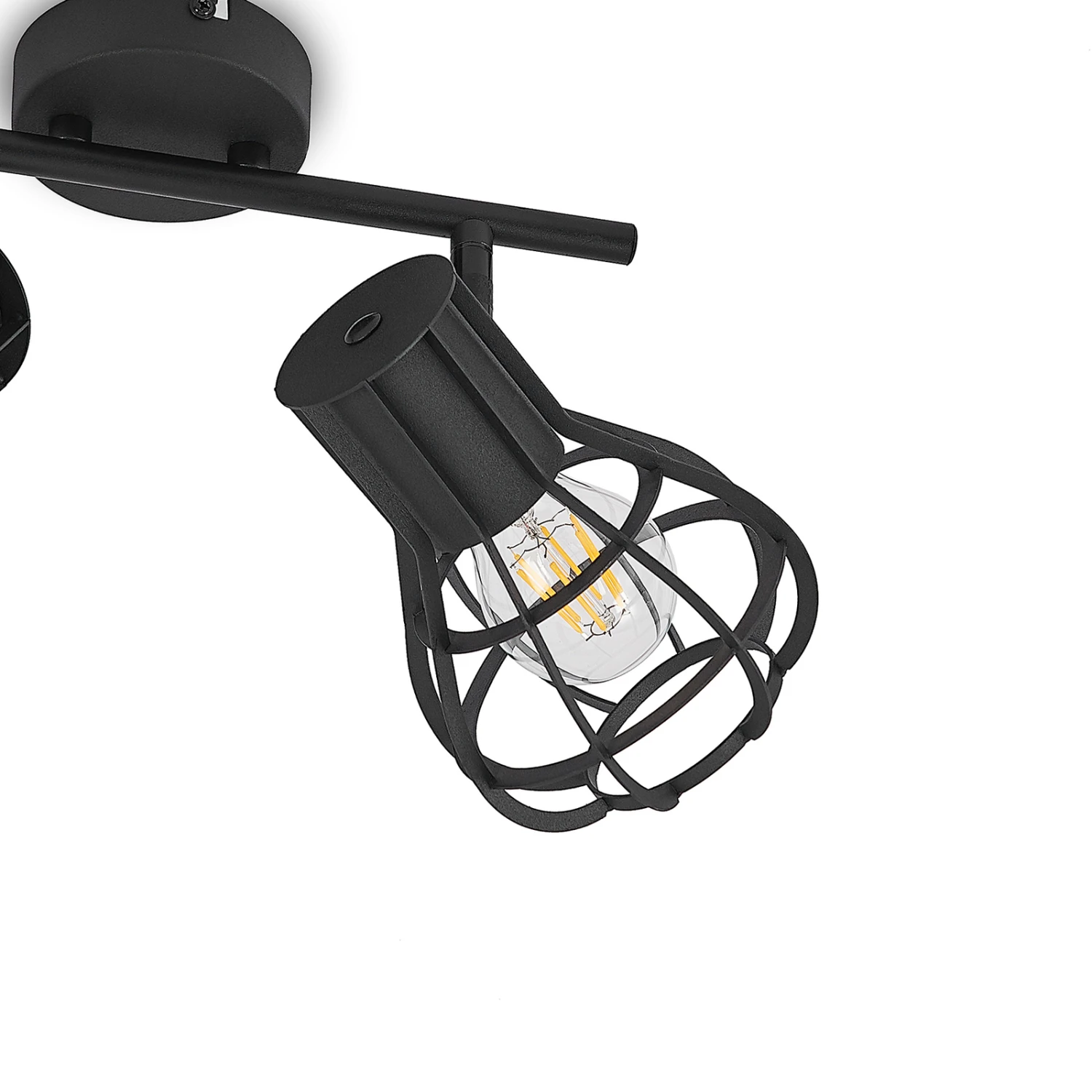 Lindby Nurja Deckenstrahler, Käfige, Zweiflammig 10 Lindby Nurja Deckenstrahler, Käfige, Zweiflammig – Bild 8