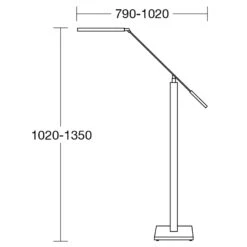 HerzBlut Otto O LED-Steh-Leseleuchte Eiche Geölt -Heimbeleuchtung 4543050 2
