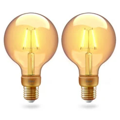 Innr LED-Globe E27 Filament 2.200K 4,2W Gold 2er