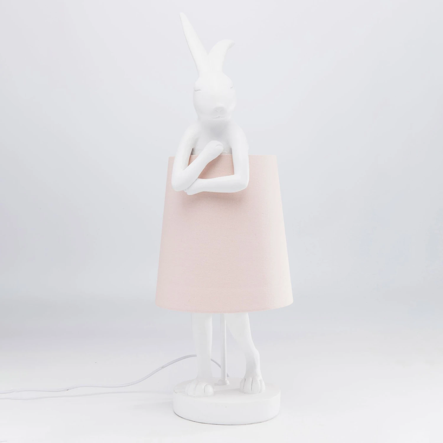 KARE Animal Rabbit Tischleuchte Weiß/rosa 5 KARE Animal Rabbit Tischleuchte Weiß/rosa – Bild 3