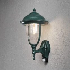Konstsmide Außenwandlampe Parma Mit Bewegungsmelder, Grün