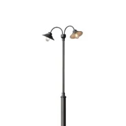 Konstsmide Mastleuchte Vega, Schwarz Matt Zweiflammig, 247 Cm -Heimbeleuchtung 5522291 2