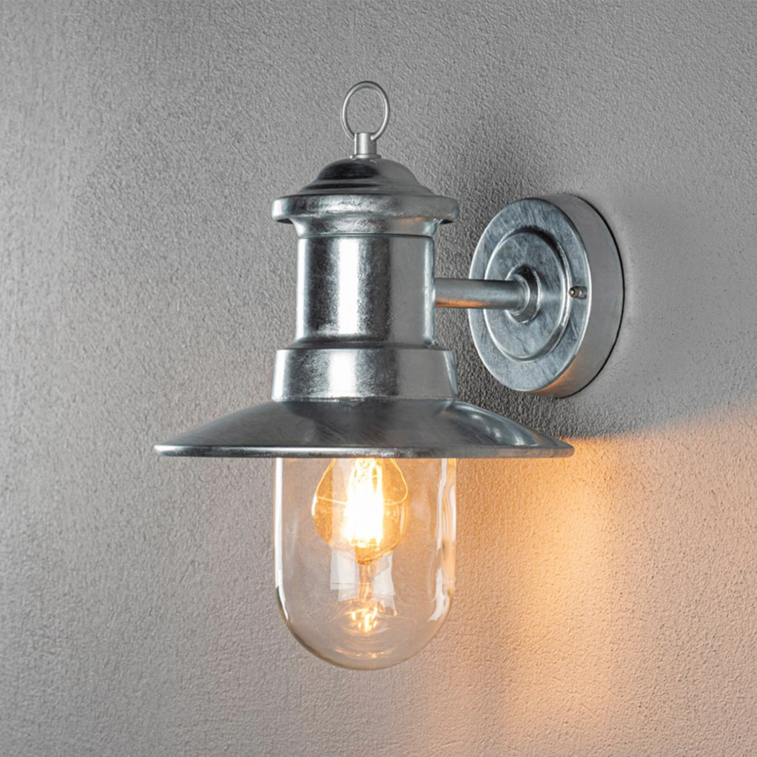 Konstsmide Außenwandleuchte Napoli, Stahl 3 Konstsmide Außenwandleuchte Napoli, Stahl