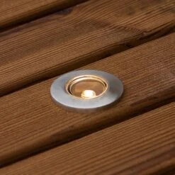 Konstsmide Bodenstrahler Mini 3er-Erweiterung Edelstahl 3,5cm