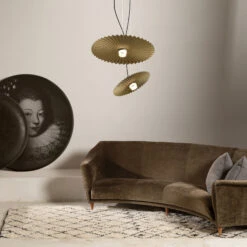 Karman Gonzaga LED-Hängeleuchte, Ø 42 Cm, Messing -Heimbeleuchtung 5542175 1