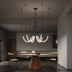 Karman Leda LED-Hängelampe, 6-flammig, 1000x300cm