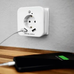 LED-Nachtlicht SLED02 Mit Sensor Und USB-Buchsen 12 LED-Nachtlicht SLED02 Mit Sensor Und USB-Buchsen -Heimbeleuchtung 5543029 2