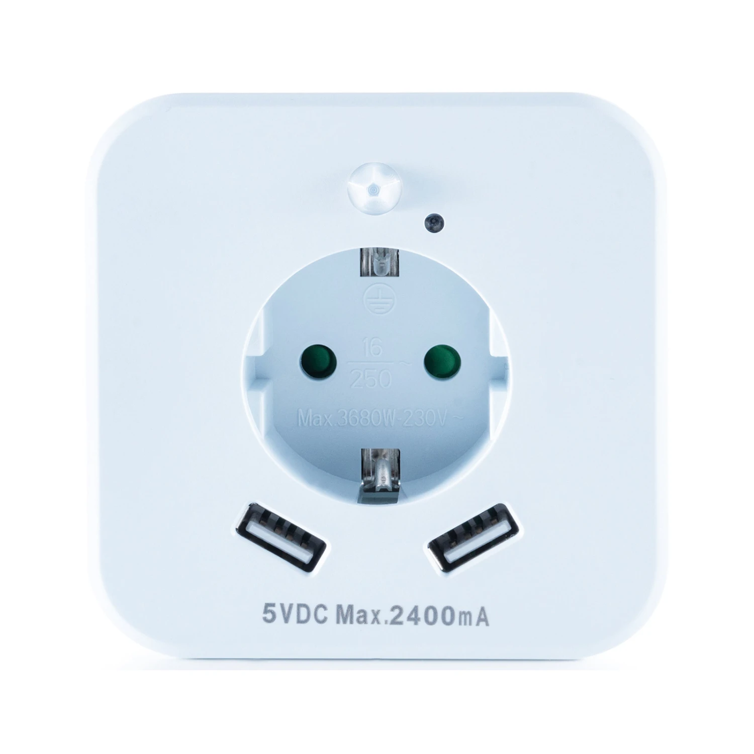 LED-Nachtlicht SLED02 Mit Sensor Und USB-Buchsen 8 LED-Nachtlicht SLED02 Mit Sensor Und USB-Buchsen – Bild 6