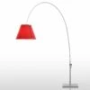 Luceplan Lady Costanza Stehleuchte D13E D, Alu/rot -Heimbeleuchtung 6030457