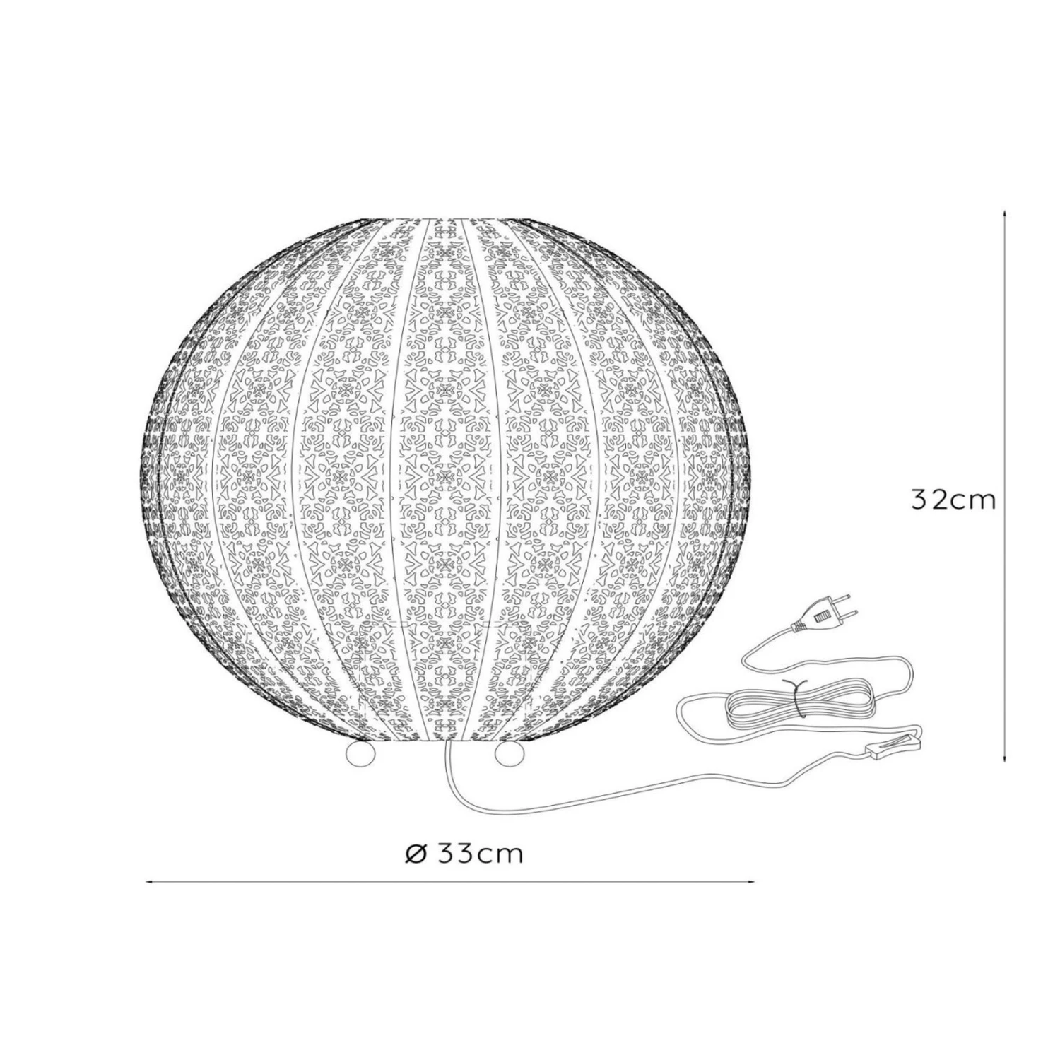Tischleuchte Tahar In Orientalischem Design, 34 Cm 5 Tischleuchte Tahar In Orientalischem Design, 34 Cm – Bild 3