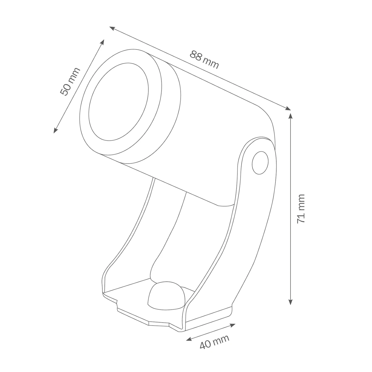 LED-Außenstrahler 1446LED, Grafit, 30° 5 LED-Außenstrahler 1446LED, Grafit, 30° – Bild 3