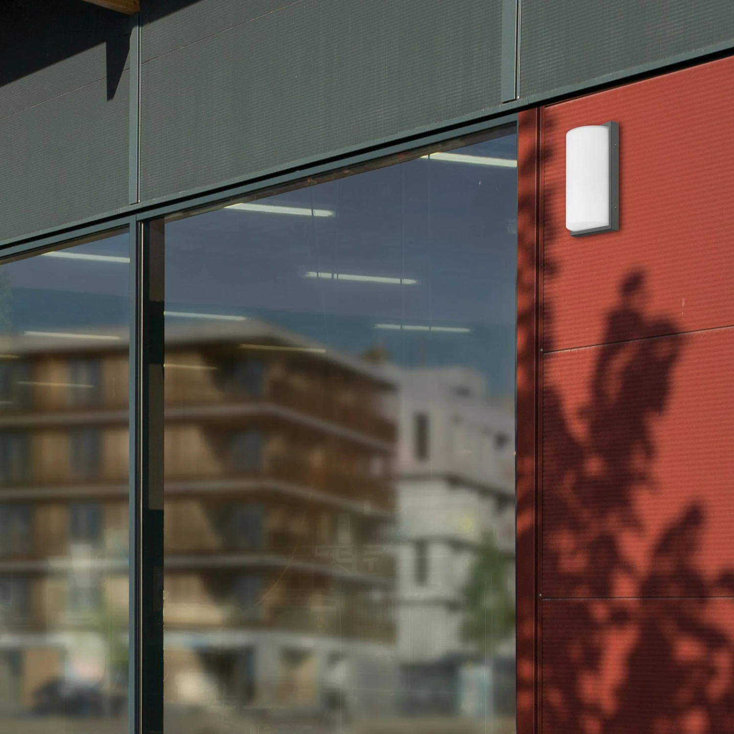 Außenwandleuchte 039 Mit Bewegungsmelder, Graphit 4 Außenwandleuchte 039 Mit Bewegungsmelder, Graphit – Bild 2