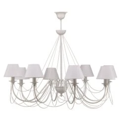 Kronleuchte Bona, Achtflammig, Weiß 16 Kronleuchte Bona, Achtflammig, Weiß -Heimbeleuchtung 6089095 5