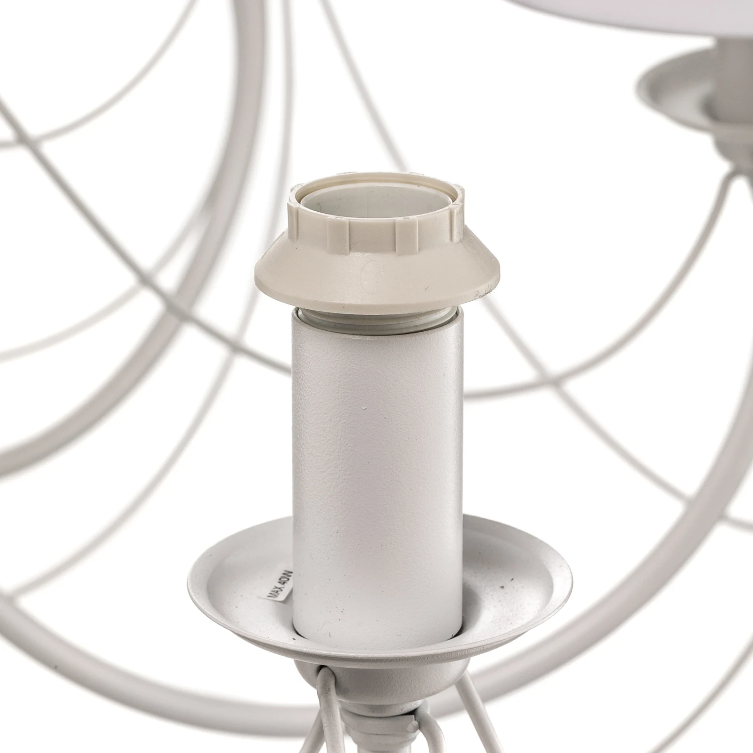 Kronleuchte Bona, Achtflammig, Weiß 11 Kronleuchte Bona, Achtflammig, Weiß – Bild 9