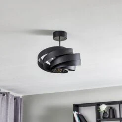 Deckenleuchte Vento Schwarz Ø 40 Cm -Heimbeleuchtung 6089250 2
