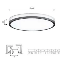 Louis Poulsen Munkegaard Ø 46cm Chrom/hochglanz -Heimbeleuchtung 6090369 2