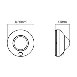 LEDVANCE Nightlux Ceiling LED-Nachtlicht Weiß -Heimbeleuchtung 6106060 2