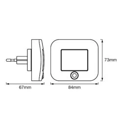 LEDVANCE Lunetta Hall Sensor LED-Nachtlicht 17 LEDVANCE Lunetta Hall Sensor LED-Nachtlicht -Heimbeleuchtung 6106169 7