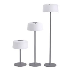 Solar-Stehleuchte Bump, 3 Höhen, Sensor, Anthrazit -Heimbeleuchtung 6112022 3