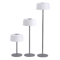 Solar-Stehleuchte Bump, 3 Höhen, Sensor, Anthrazit -Heimbeleuchtung 6112022 4