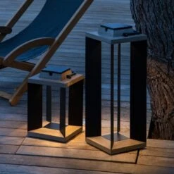 Solarlaterne Teckalu, Duratek/Alu Schwarz, 45,5cm -Heimbeleuchtung 6112037 2