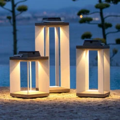 Solarlaterne Teckalu, Duratek/weiß, 36,5cm -Heimbeleuchtung 6112039 8