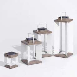 Solarlaterne Teckalu, Duratek/weiß, 45,5cm -Heimbeleuchtung 6112040 4