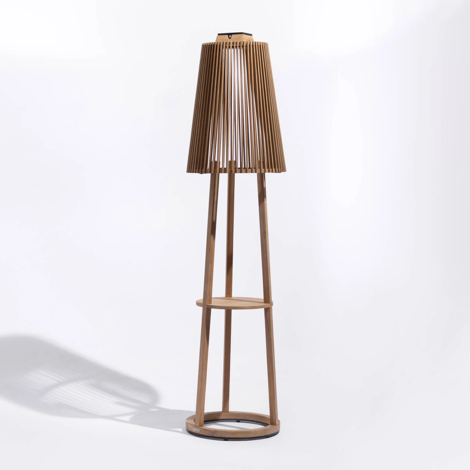 Solar-Stehleuchte Tecka Mit Sensor, Teak 15 Solar-Stehleuchte Tecka Mit Sensor, Teak – Bild 13