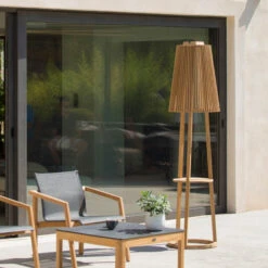 Solar-Stehleuchte Tecka Mit Sensor, Teak 18 Solar-Stehleuchte Tecka Mit Sensor, Teak -Heimbeleuchtung 6112042 3