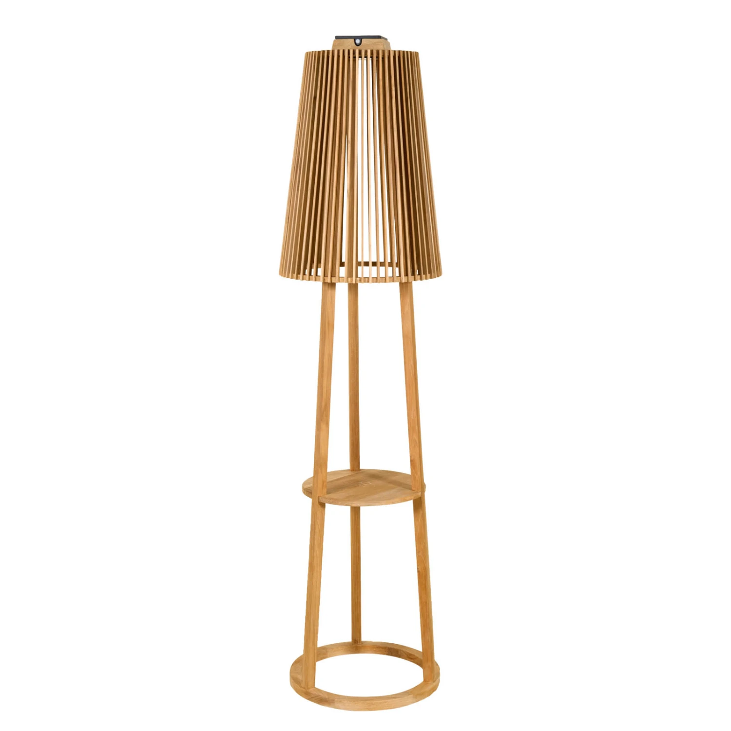 Solar-Stehleuchte Tecka Mit Sensor, Teak 10 Solar-Stehleuchte Tecka Mit Sensor, Teak – Bild 8