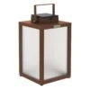 LED-Solarlaterne Tradition, Corten, Höhe 40 Cm