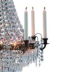 Markslöjd Prächtiger Kerzen-Kronleuchter Läckö 66 Cm 9 Markslöjd Prächtiger Kerzen-Kronleuchter Läckö 66 Cm -Heimbeleuchtung 6505265 2