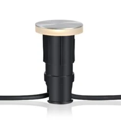 Markslöjd Garden 24 Decklight Silber Licht Seitlich Ø6cm